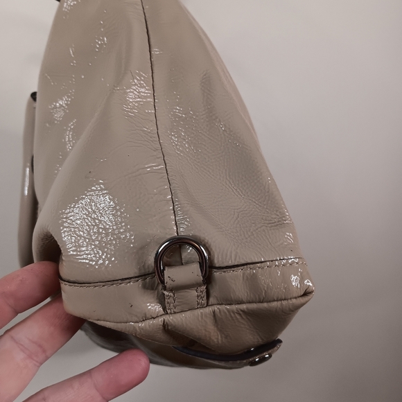 COACH project patent Leather cream Ashley F15455, 2011 millennial purse - Picture 10 of 16